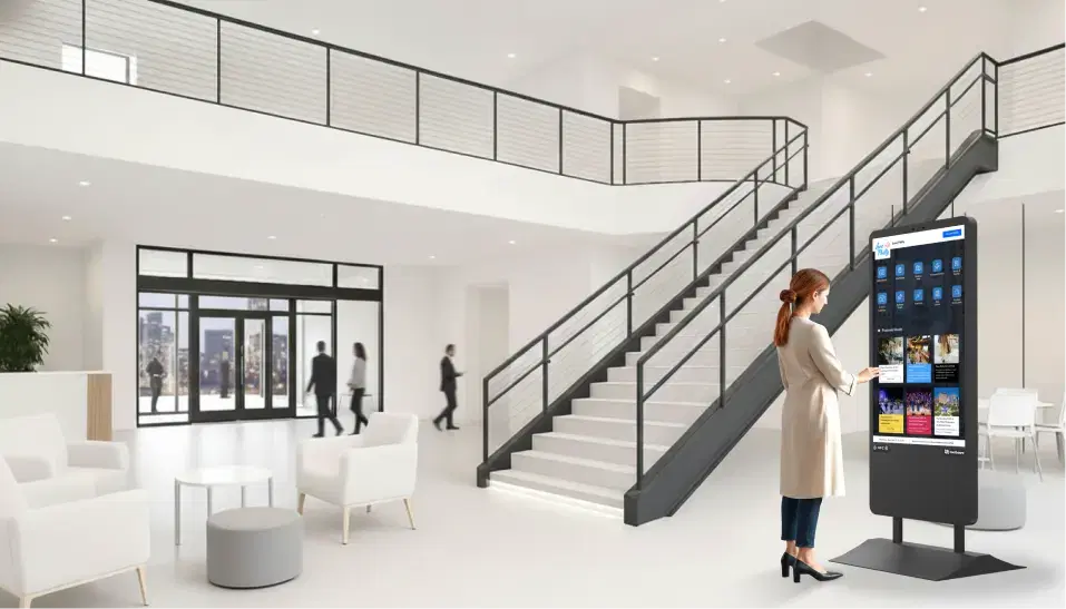 VSTR in-destination screen network